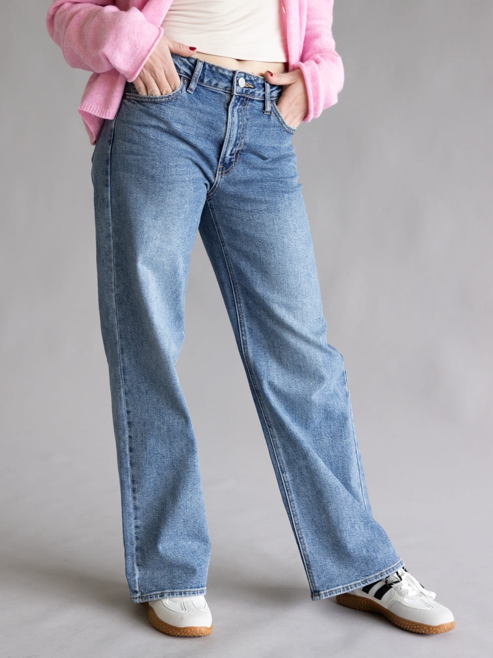 Just Black Denim (JBD) Halle High-Rise Straight Leg Jeans